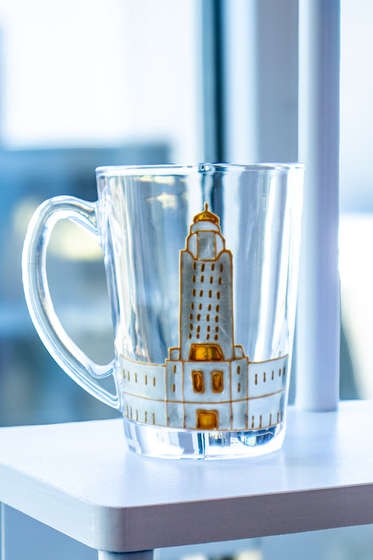 From: Nebraska Capitol Building Hand-Painted Cup