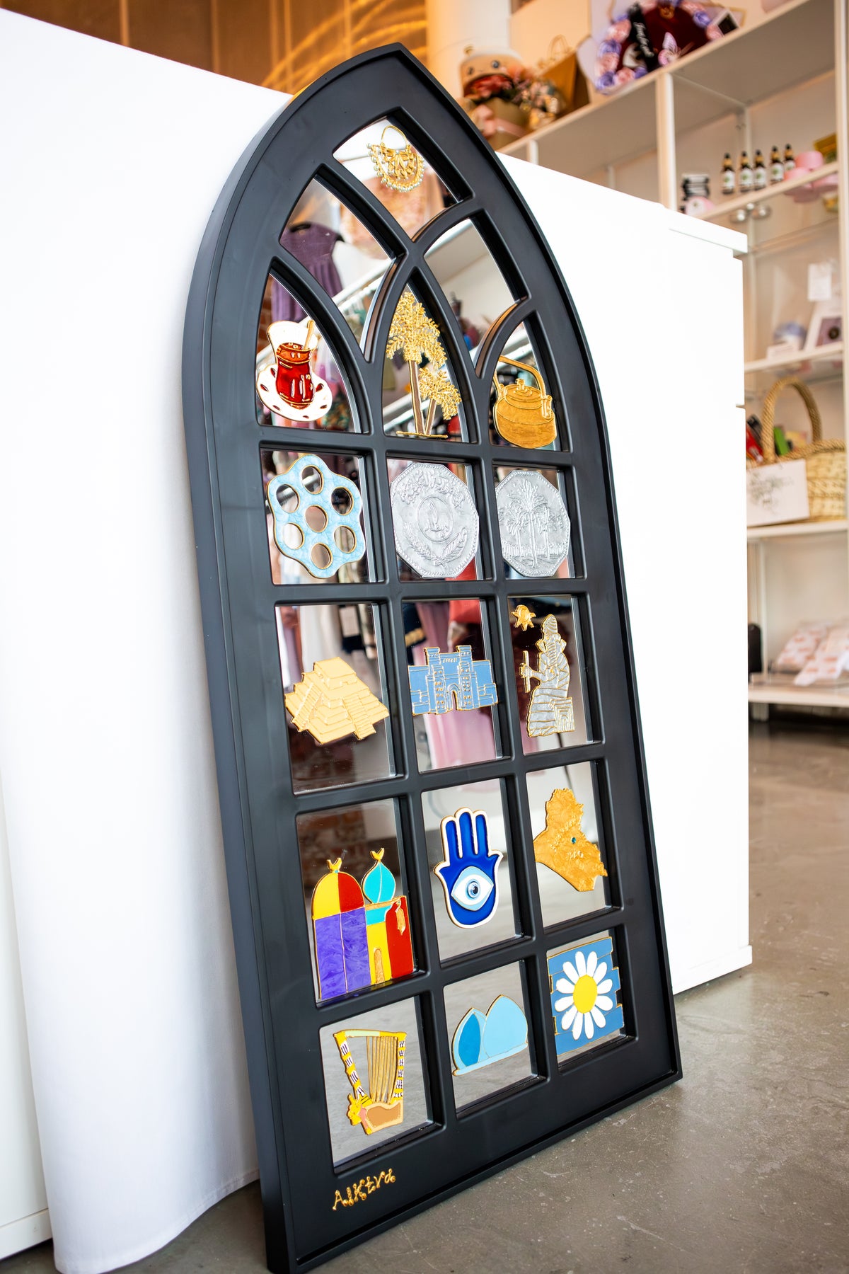 Iraqi Traditional Symbols Mirror
