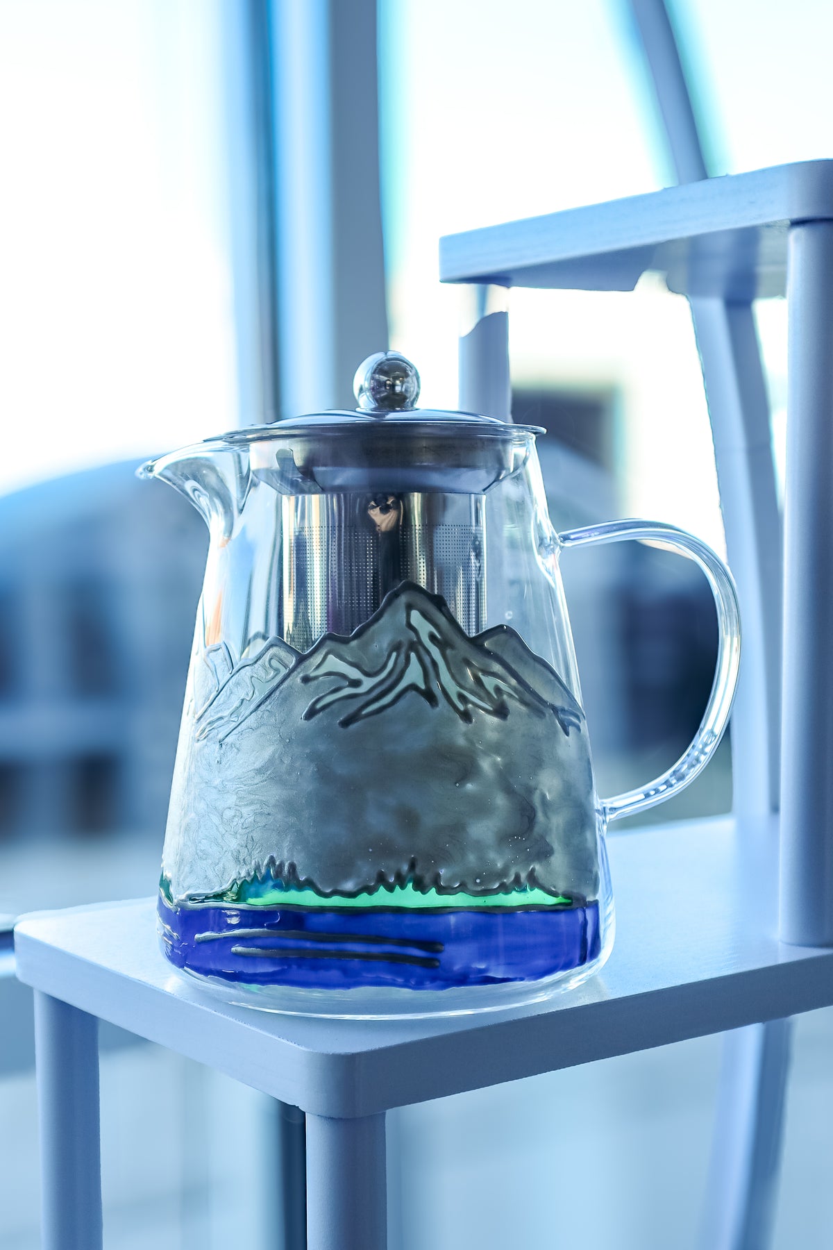 Mountain Design Teapot