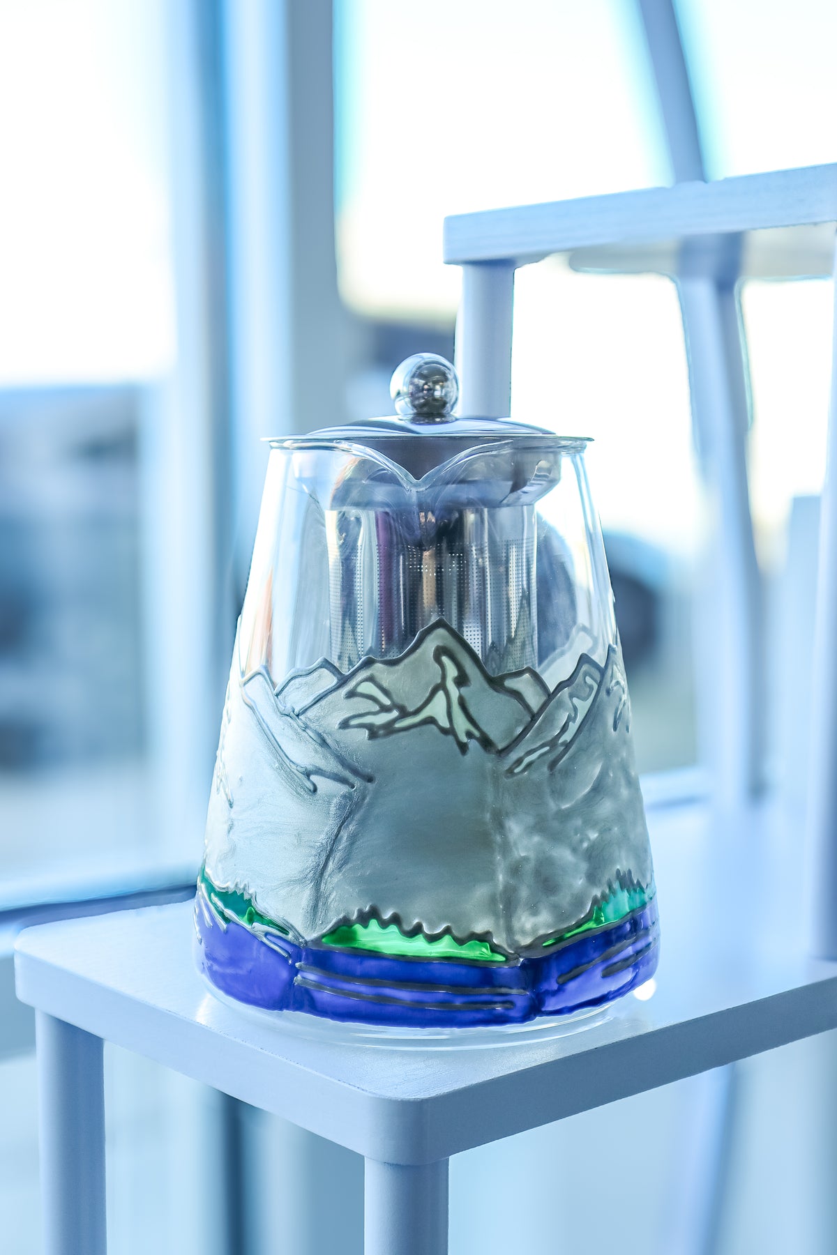 Mountain Design Teapot