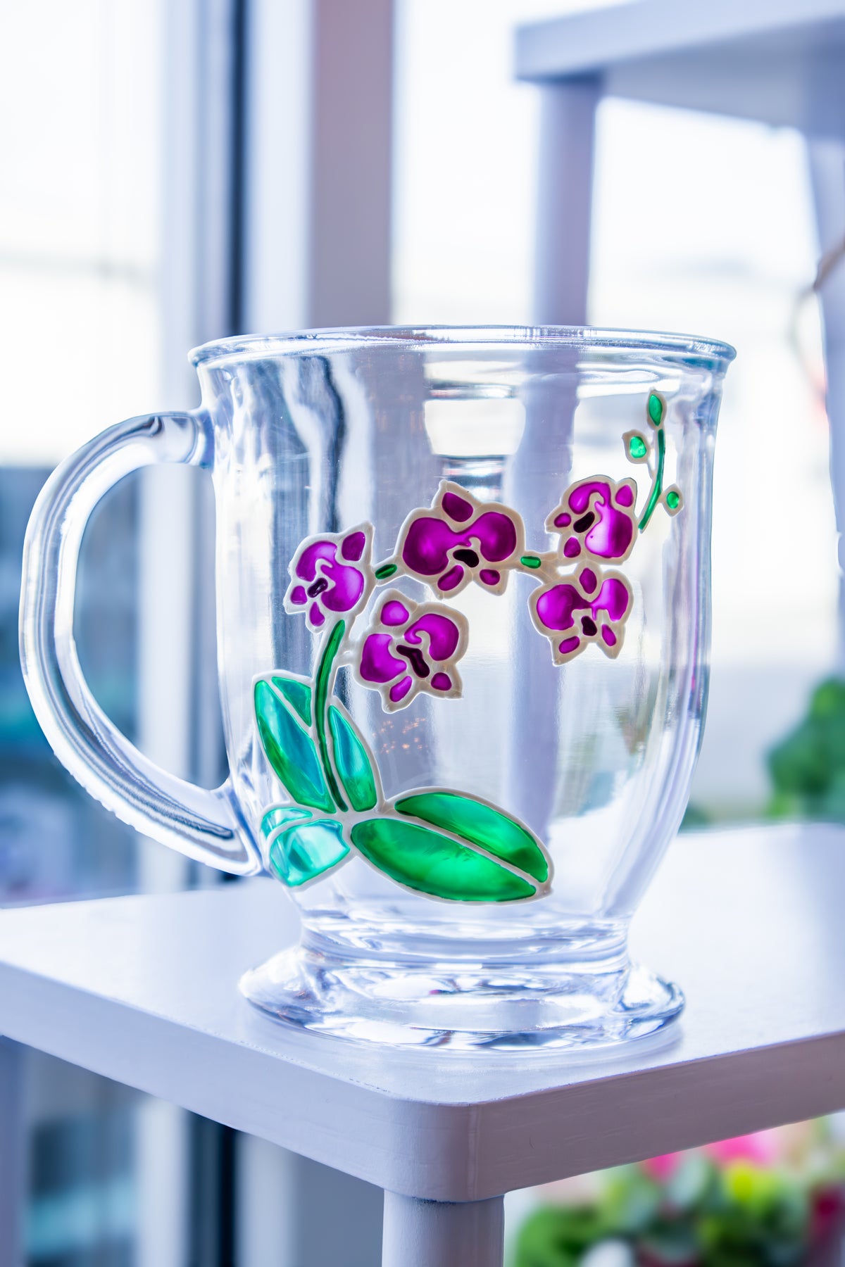 Purple Orchid Mug