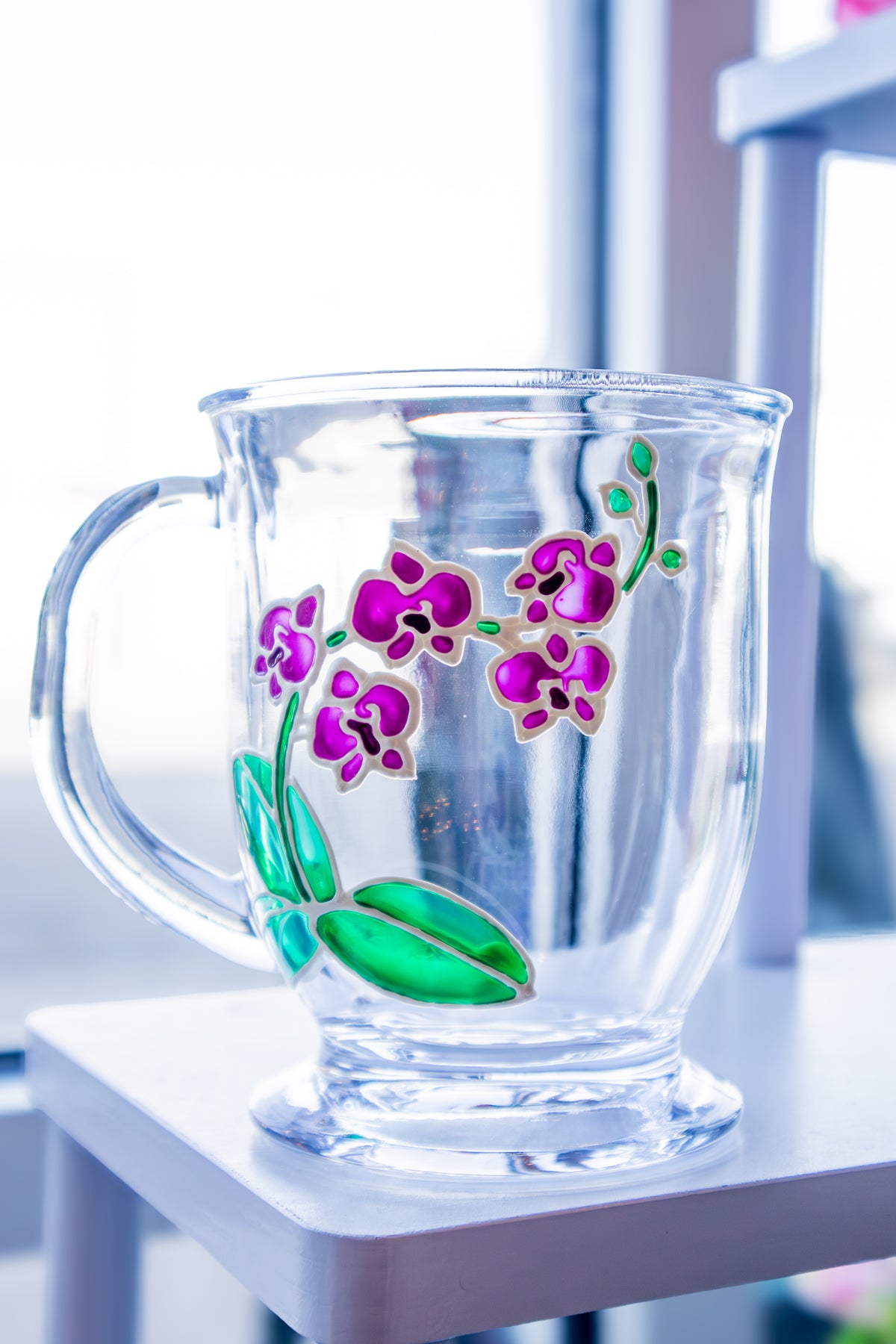 Purple Orchid Mug