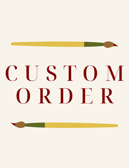 Custom Hand-Painted Glass Artwork – 8x10
